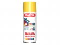 Краска-эмаль аэроз. универсальная желтый STARFIX 520мл (1018) (Цинково-желтый, глянцевая)