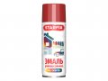 Краска-эмаль аэроз. универсальная красный STARFIX 520мл (3002) (Карминно-красный, глянцевая)
