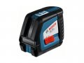 Нивелир лазерный BOSCH GLL 2-50 с держателем и лазерным приемником L-BOXX (проекция: крест, до 50 м, +/- 15 мм, резьба 1/4