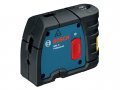 Нивелир лазерный точечный (отвес) BOSCH GPL 3 с держателем в кор. (проекция: 3 точки, до 30 м, +/- 0.30 мм/м, резьба 5/8