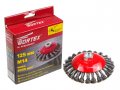 Щетка дисковая косич.125мм/M14 WORTEX